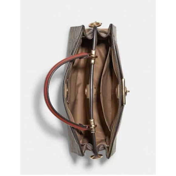 🔥NEW! Coach Lane Carryall Satchel Handbag in Colorblock Msrp:$498.00 - Picture 5 of 13